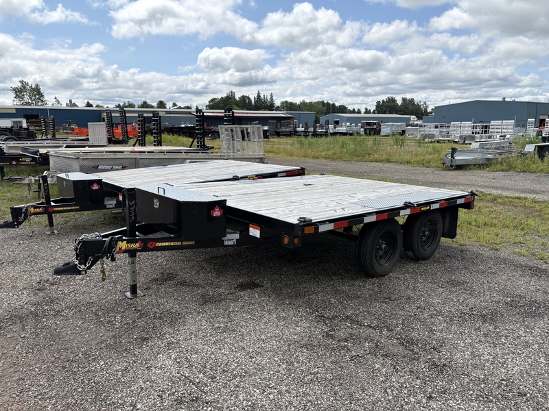 2026 Miska 10' Tandem Axle Flatbed Trailer